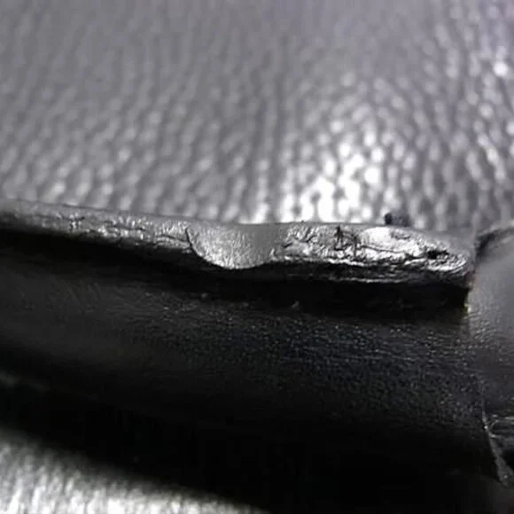 Celine Business Bag Macadam Briefcase Black Leather Vintage M09 Silver - Picture 5 of 8